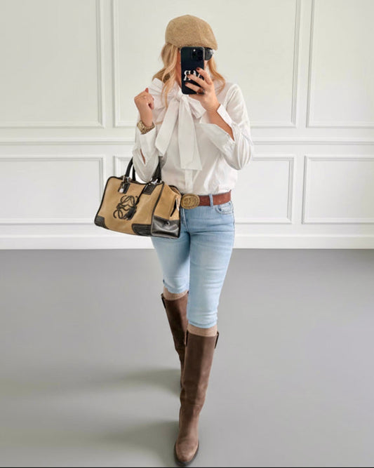 CAMISA LAZADA BLANCA