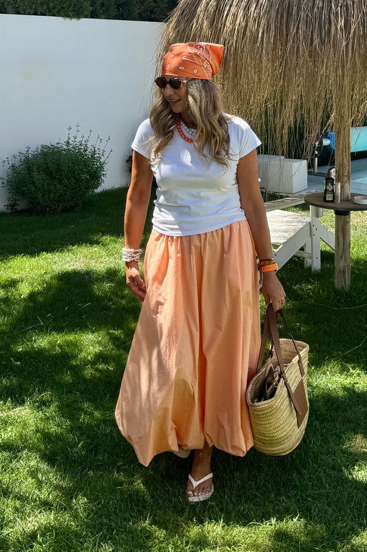 FALDA GLOBO NARANJA