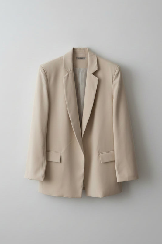 BLAZER OVERSIZE BEIGE