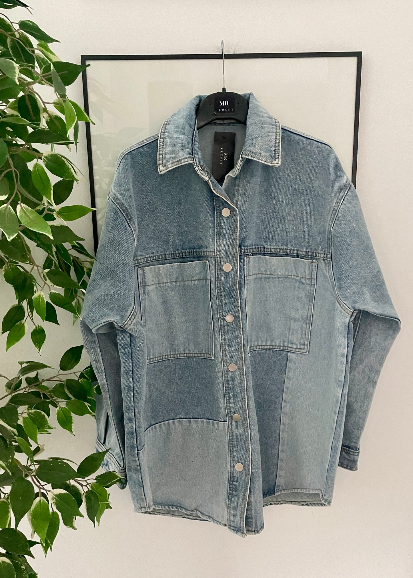 Cazadora Denim Oversize