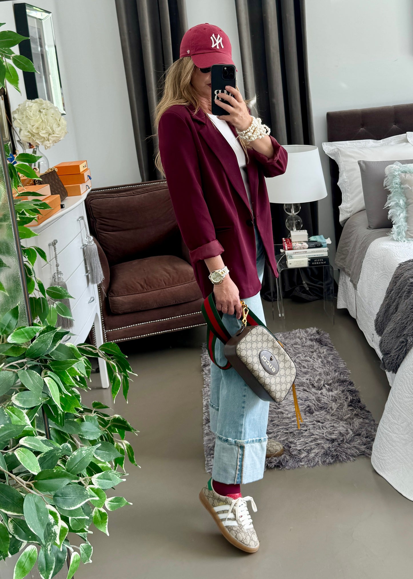 BLAZER BÁSICA BURDEOS