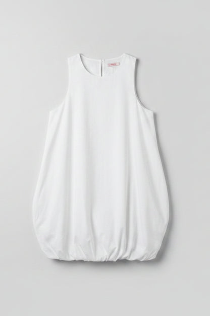 VESTIDO GLOBO BLANCO
