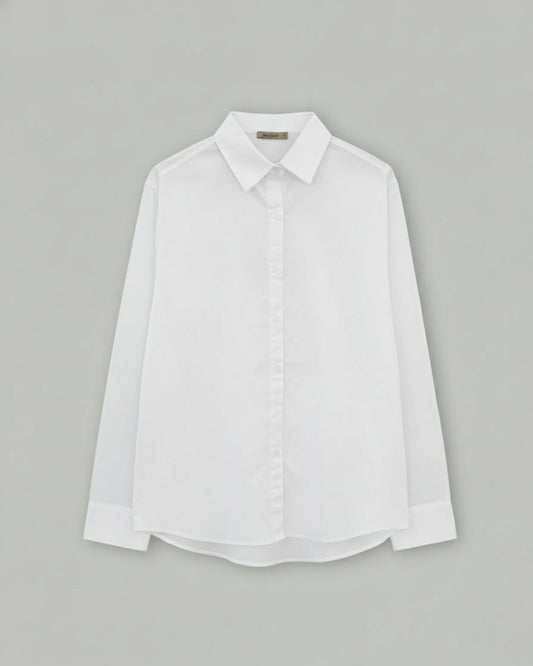 CAMISA OVERSIZE BÁSICA BLANCA