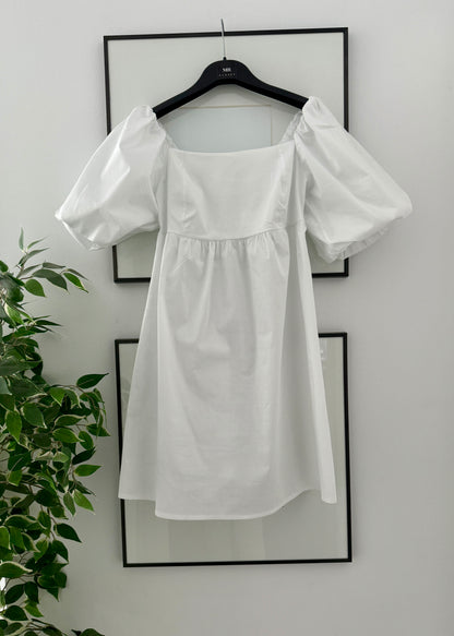 Vestido Mini Vuelo Blanco