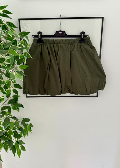 Falda Mini Globo Khaki