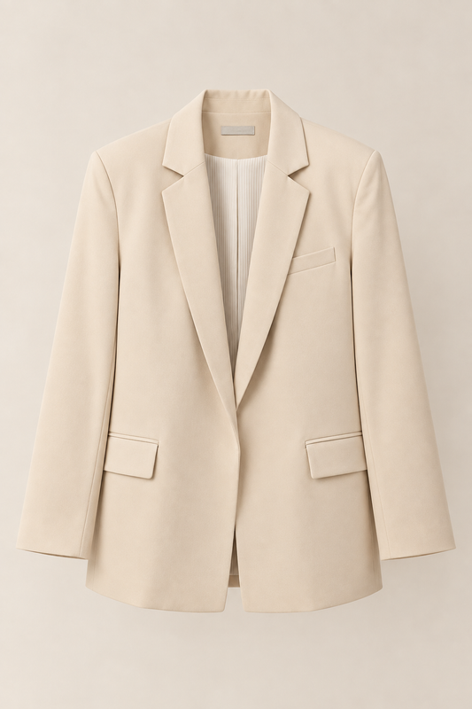 BLAZER OVERSIZE BEIGE