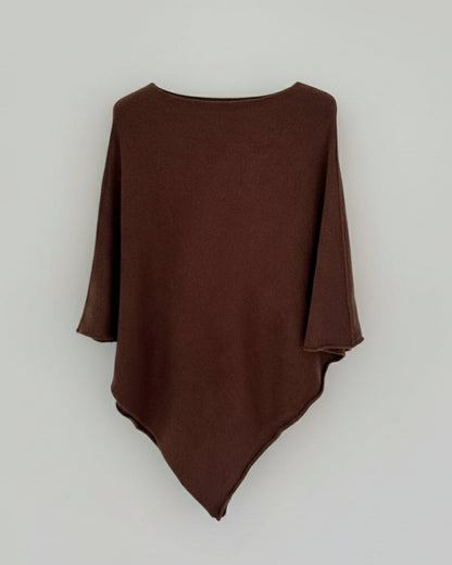 PONCHO PUNTO MARRÓN
