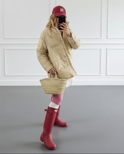 CAZADORA ACOLCHADA BEIGE