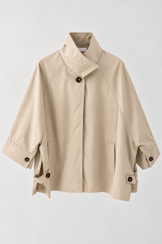 TRENCH CORTA CAPA