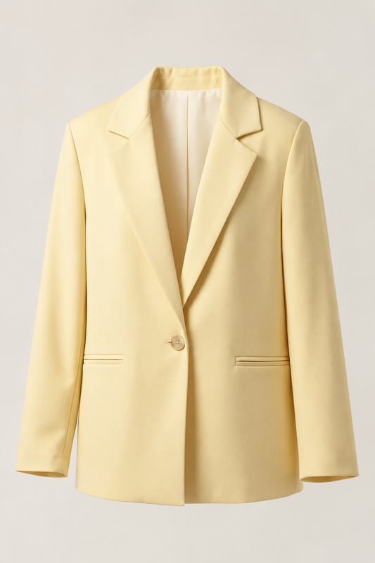 BLAZER RECTA AMARILLA