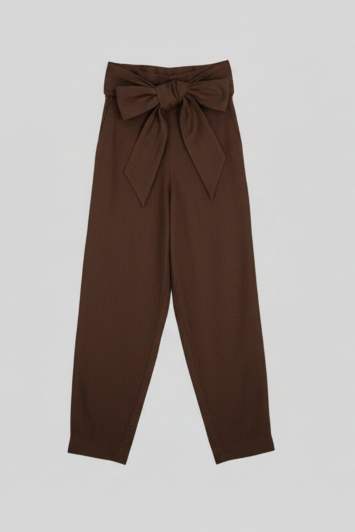 PANTALÓN GLOBO LAZO MARRÓN
