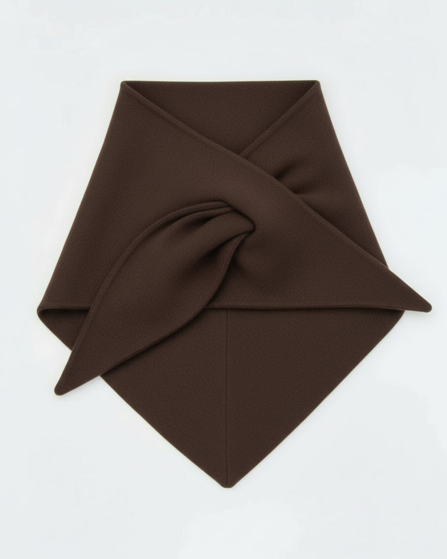 BANDANA TRIANGULAR PAÑO MARRÓN