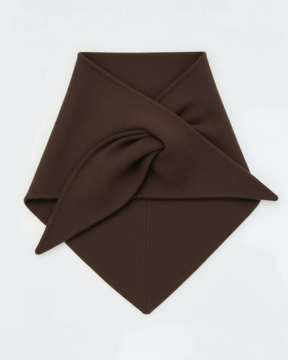 BANDANA TRIANGULAR PAÑO MARRÓN