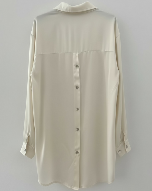 CAMISA SATINADA BEIGE