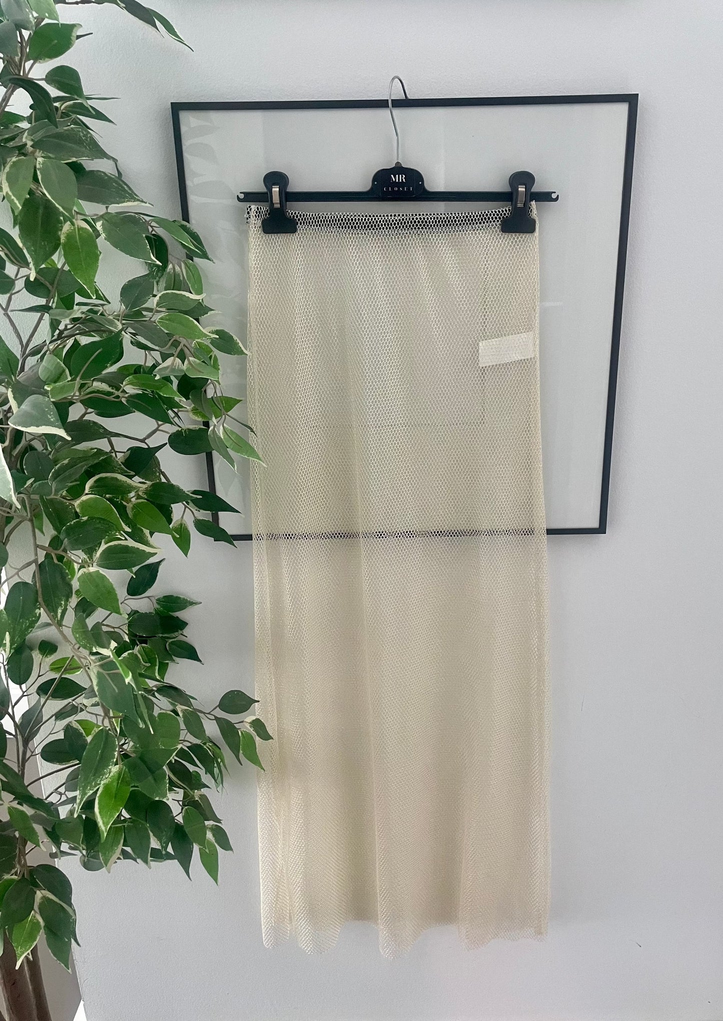 FALDA MALLA BEIGE