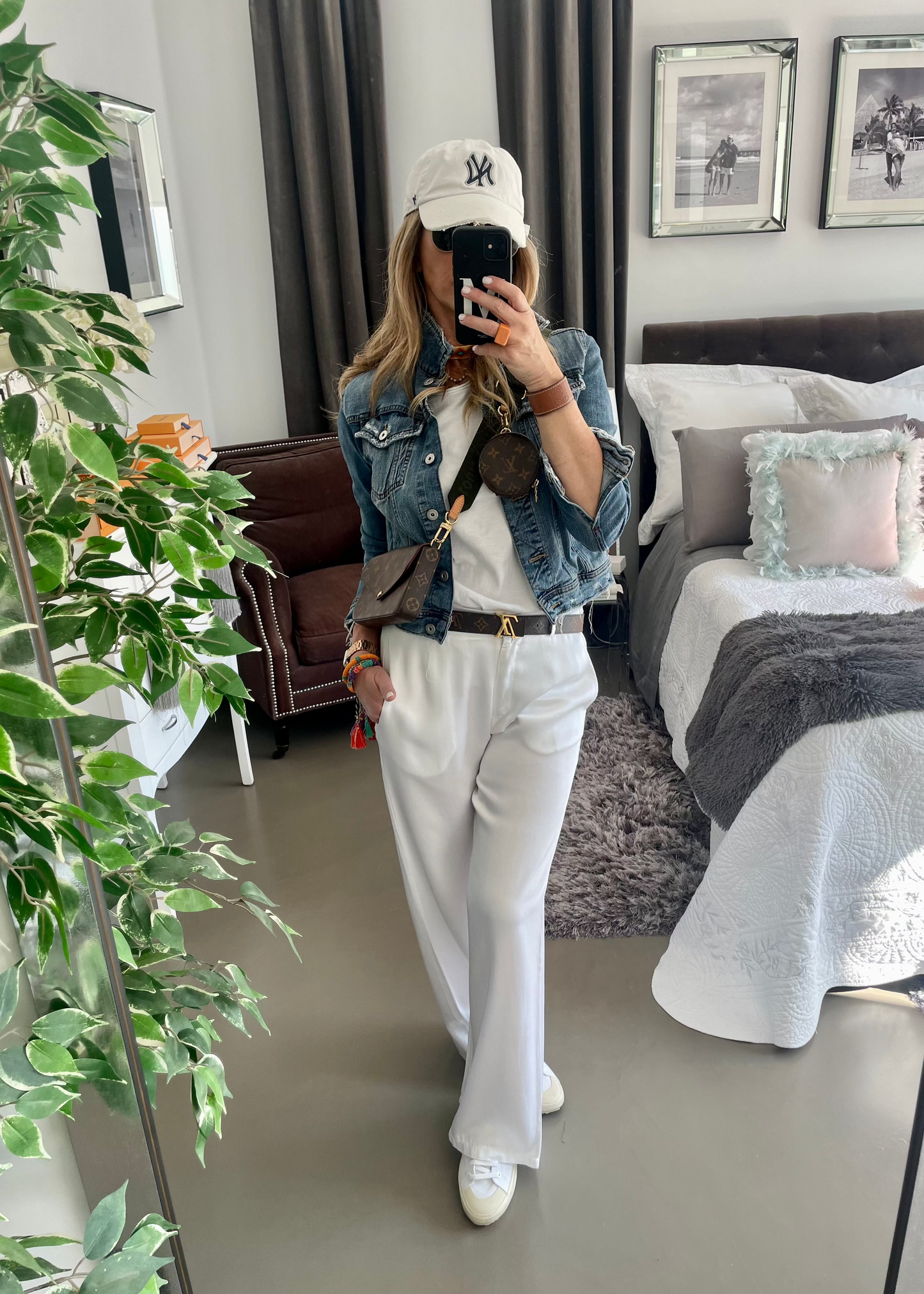 PANTALON SATINADO MASCULINO BLANCO