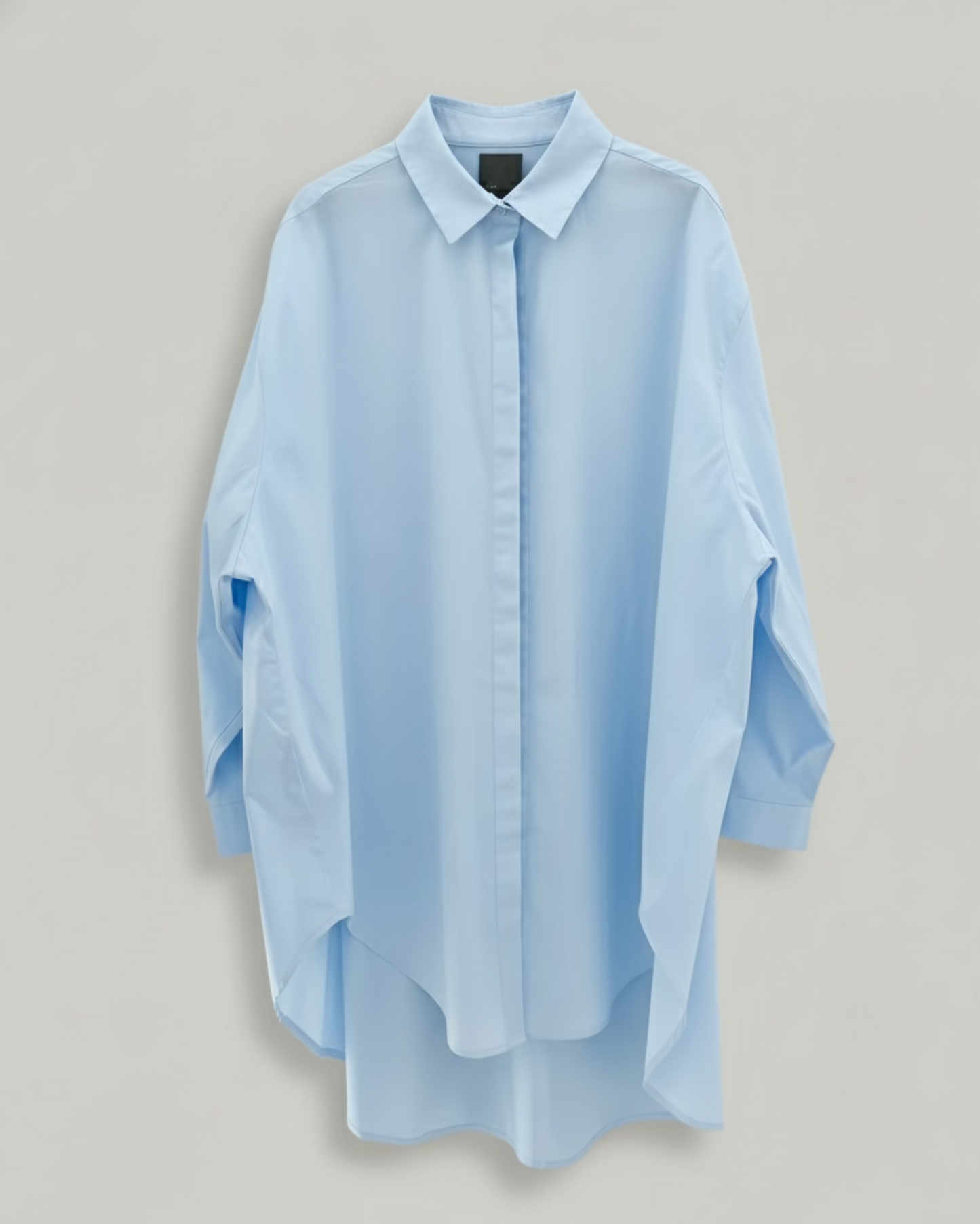 CAMISA OVERSIZE POPELIN AZUL